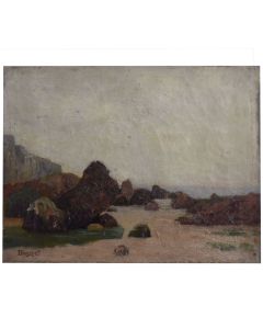 Paysage par Charles Bousquet école Française 