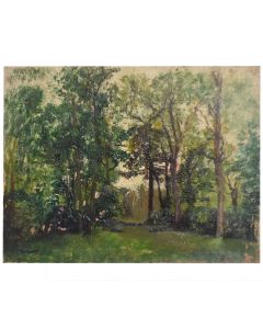 Paysage par Charles Bousquet école Française 