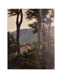 Paysage par Charles Bousquet école Française 