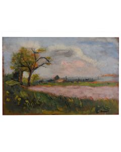 Paysage par Charles Bousquet école Française 