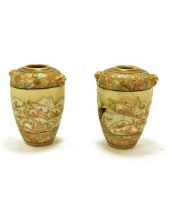 Vase Japonais Satsuma époque XIXème