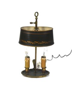 Lampe bouillotte style Empire bronze doré 1900