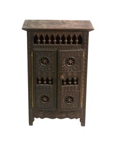 Armoire bretonne, meuble breton de poupée 1900