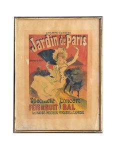 Affiche ancienne Chéret 1900 chromolithographie