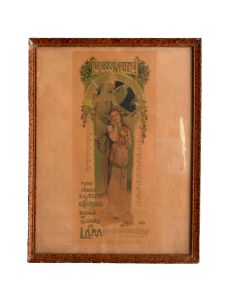 Affiche ancienne vers 1900 chromolithographie