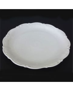 Plat en porcelaine Allemande d'époque XIXème