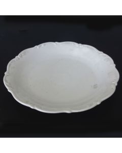 Plat en porcelaine Allemande d'époque XIXème