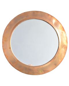 Miroir rond 1960 en laiton