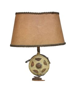 Lampe vintage de salon en cuivre