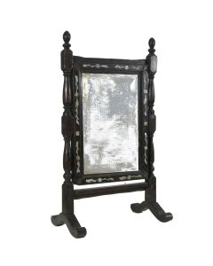 Miroir de table asiatique d'époque début XXème