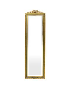 Miroir trumeau de style Louis XVI laqué doré époque début XXème
