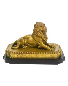 Bronze animalier au lion bronze époque début XXème