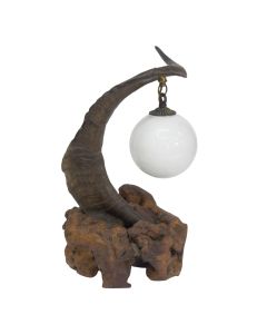 Lampe cynégétique à la corne de mouflon