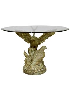 Table de milieu aux aigles en bronze