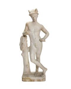 Sculpture d'Hermès albâtre par Battiglia époque fin XIXème