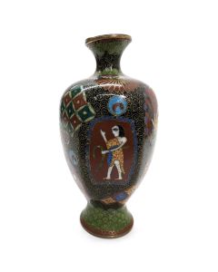 Petit vase en cloisonné 1900