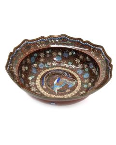 petite coupe en cloisonné vers 1900