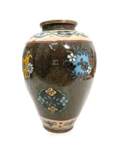 Petit vase en cloisonné 1900