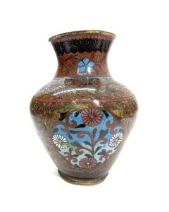 Petit vase en cloisonné 1900