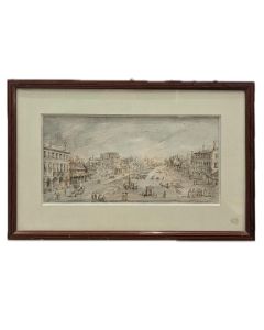 Dessin Italien architectural fin XVIIIéme