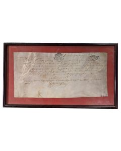 Document ancien - signé