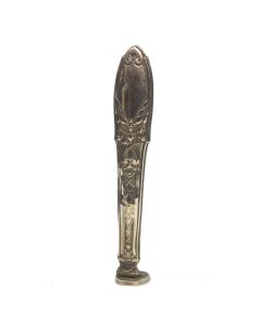 Sceau à cacheter de collection en argent Art Nouveau