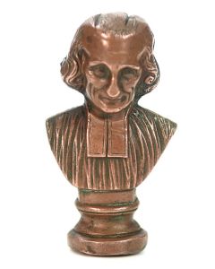 Sceau à cacheter (seal) de collection en bronze buste du curé d'Ars 