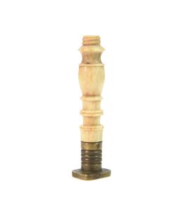 Sceau à cacheter de collection couleur beige clair et bronze 