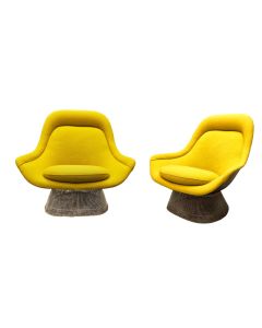 Série de 2 fauteuils de Warren Platner édition Knoll 1960