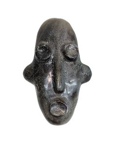 Sculpture de masque en céramique années 50/60 par Paulette Toma