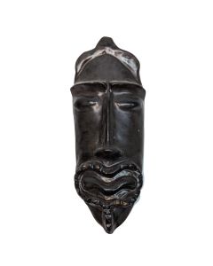 Sculpture de masque en céramique années 50/60 par Paulette Toma