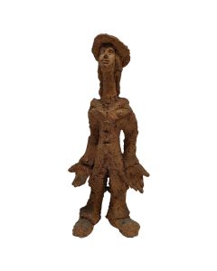 Sculpture anthropomorphe en faïence années 60 