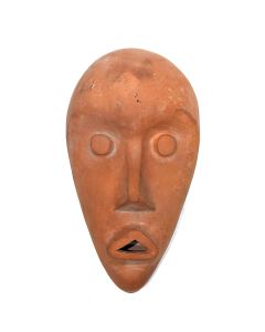 Sculpture de masque en céramique années 50/60 par Paulette Toma