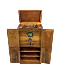 Phonographe Garrard chargement automatique Art déco 1930