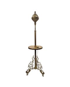 Table de fumeur bronze et onyx