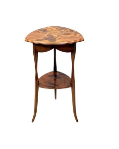 Table à thé double plateau Art Nouveau 1900 Louis Majorelle