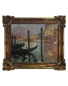 Louis Abel Truchet La Salute vue du Canal à Venise 