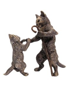 Bronze de Vienne le chat au parapluie