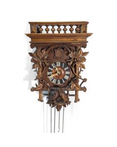 Pendule au coucou en bois à soufflet 1900