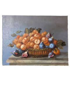 Nature morte aux fruits école Française Philippe Lazare XXème