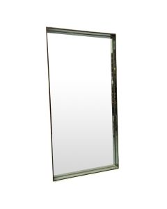 miroir en fer laqué et verre 1970 