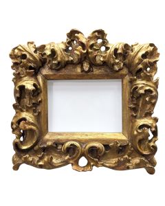 Cadre vénitien en bois doré d'époque XVIIème 