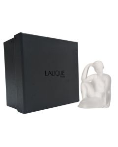 statuette verre dépoli Lalique® France femme nue 