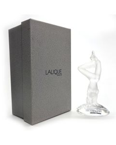 statuette verre dépoli Lalique® France Acrobate 