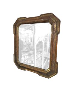Miroir Napoléon III bois doré XIXème
