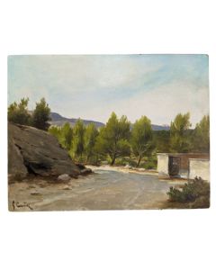 Paysage de François Gautier (1842-1917) 