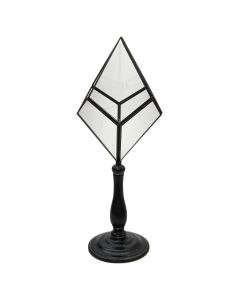 Terrarium décoratif en métal forme polygonale 