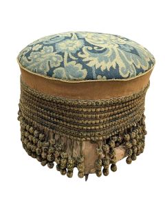 Pouf Napoléon III tapisserie 
