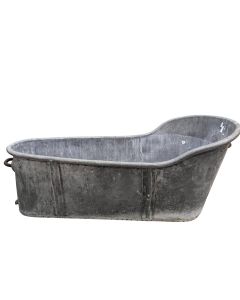 Tub ou baignoire en zinc époque XIXème