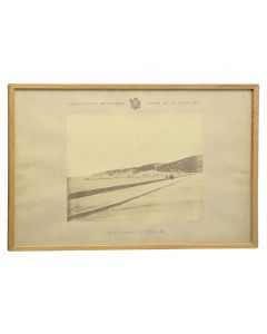 Adolphe TERRIS (1826–1899) Grands Travaux de Marseille – Chemin de la Corniche Vue de la Promenade au bord de la Mer, circa 1863–1865